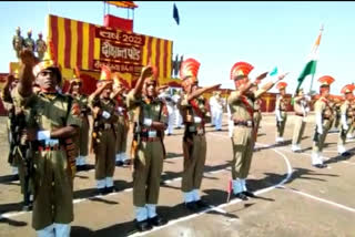 377 BSF took oath in Indore