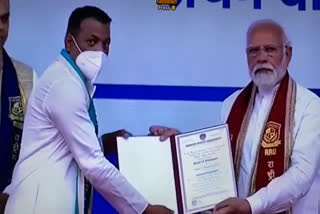 PM Modi honored DIG Kumaon Nilesh Anand Bharene