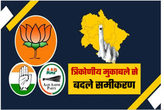 Uttarakhand 33 seats triangular contest