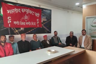 Communist Party meeting in Mandi