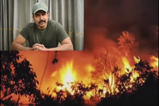 kodaikanal forests fire  karthi talks about kodaikanal forests fire  forest fire  forest fire in kodaikanal  கொடைக்கானலில் காட்டுத்தீ  காட்டுத்தீ குறித்து பேசிய கார்த்தி  நடிகர் கார்த்தி