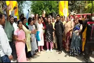 protest-of-bjp-mahila-morcha-workers-in-khatima