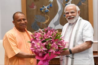 UPs future CM Yogi Adityanath arrives to meet PM Modi