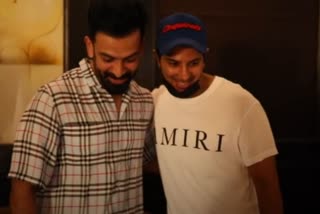 bro daddy making video  Dulquer Salmaan visits bro daddy location  Prithviraj and Mohanlal  Bro Dady film  Roshan Andrews  Malayalam movie news  Entertainment news  ബ്രോ ഡാഡി മേക്കിങ്‌ വീഡിയോ  ദുല്‍ക്കർ സല്‍മാന്‍ ബ്രോ ഡാഡി ലൊക്കേഷനില്‍  പൃഥിരാജ്‌ മോഹന്‍ലാല്‍  മലയാള സിനിമ വാര്‍ത്തകള്‍