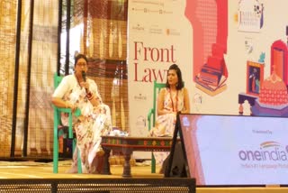 Smriti Irani in Jaipur Literature Festival