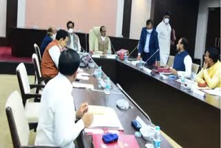 bjp meeting at cm house