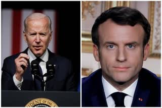 Biden discusses Ukraine war with Macron