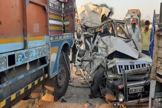 accident on khamgaon jalna road, 5 died