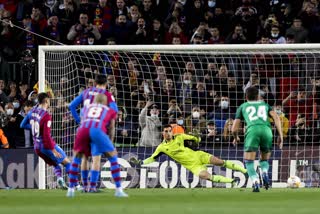 La Liga  Barcelona beat Osasuna  Barcelona vs Osasuna  സ്‌പാനിഷ് ലാലിഗ  ബാഴ്‌സലോണ-ഒസാസുന