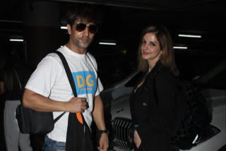 Sussanne Khan, rumoured boyfriend Arslan Goni return from Turkey - video