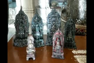 7 statues of eight metals found in the excavation of Jain temple