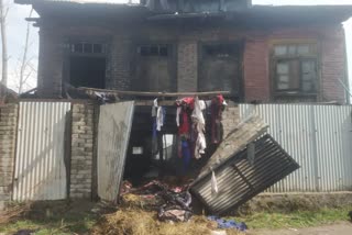 Massive Fire Breaks out in Ganderbal