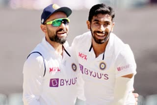 Virat Kohli Imitates Jasprit Bumrah  Virat Kohli  Jasprit Bumrah  Watch Video Virat Kohli  India vs Sri Lanka  Sports News  Cricket News  Jasprit Bumrah Action