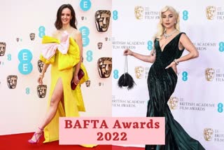 glamour at the BAFTA 2022, bafta awards 2022, British Academy of Film and Television Arts awards 2022