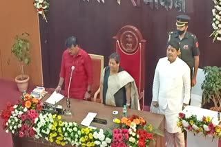 chhattisgarh governor Anusuiya Uikey in raipur municipal corporation