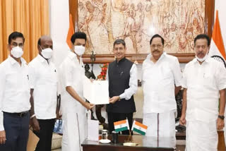 TN CM Stalin meets Governor N Ravi over NEET ban bill