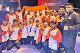 ASBC Asian Boxing  मुक्केबाज विश्वनाथ सुरेश  मुक्केबाज वंशज  एएसबीसी एशियाई युवा  जूनियर मुक्केबाजी चैंपियनशिप  खेल समाचार  स्वर्ण पदक  Boxer Vishwanath Suresh  Boxer Descendants  ASBC Asian Youth  Junior Boxing Championships  Sports News  Gold Medal