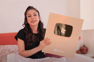 Shehnaaz Gill gets YouTube golden paly button