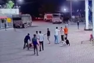 petrol pump employee beaten up