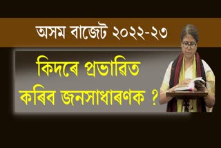 Assam Budget 2022-23: ৬৩৪ কোটিৰ ঘাটিৰে অজন্তাৰ নতুনত্বহীন বাজেট