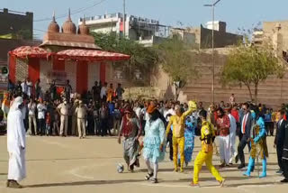 Fagania Football organized in Bikaner