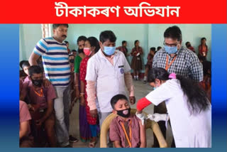 Vaccination drive in Tripura