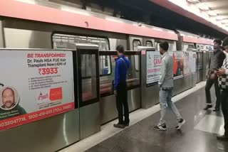 Metro rail service disrupted on Violet Green and Pink lines efforts are on to fix technical problems