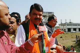 devendra fadnavis welcome nagpur etv bharat