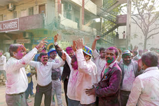 holi in dhanbad