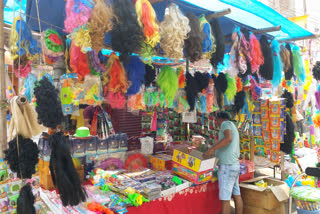 Shops Decorated on Holi in Patna