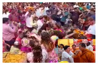 holi in bodh gaya