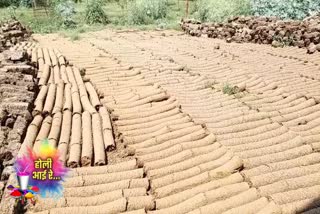 quintals of cow dung wood sold in gwalior