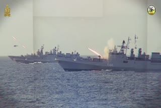 India Naval might in full display  Visakhapatnam  Presidential Fleet Review  promotional film  Indian Navy  Eastern Naval Command  Naval might in full display  Watch  കരുത്തുകാട്ടി നാവിക സേന; പ്രസിഡൻഷ്യൽ ഫ്ലീറ്റ് റിവ്യൂവിന്‍റെ പ്രൊമോഷണൽ വീഡിയോ  പ്രസിഡൻഷ്യൽ ഫ്ലീറ്റ് റിവ്യൂ  ഇന്ത്യന്‍ നാവിക സേന