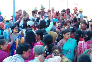 MP Sanjay Seth organized Namo Holi Milan ceremony in Ranchi