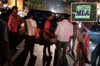 car caused an accident in jubilee hills