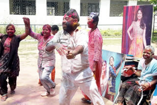 Holi with Divyang children