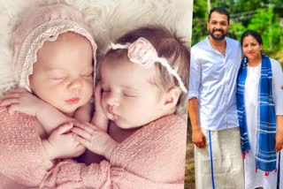 Arun Gopi blessed with twins  അരുണ്‍ ഗോപി ഇനി ഇരട്ടക്കുട്ടികളുടെ അച്ഛന്‍  Arun Gopi post on new born twins  Arun Gopi wedding  Arun Gopi movies  Arun Gopi career