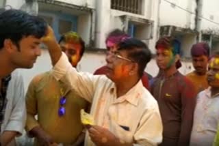 Central Minister Celebrate Holi