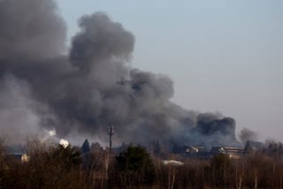 Russian strikes hit outskirts of Ukrainian capital and Lviv