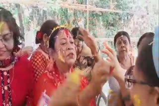 Krisna Chakraborty In Holi