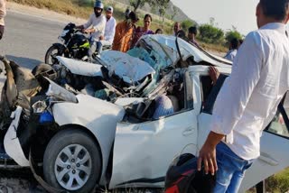 Three died in alwar road accident