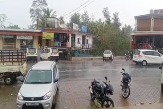 Heavy rain in Chikmagalur district