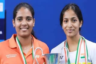 Treesa-Gayatri join Lakshya Sen in semifinals of All England Championships  Treesa joli  All England Championships  reesa Jolly-Gayatri Gopichand on semis  All England Open Badminton Championships 2022  ഓൾ ഇംഗ്ലണ്ട് ഓപ്പണ്‍ ബാഡ്‌മിന്‍റണ്‍ ചാമ്പ്യൻഷിപ്പ് 2022  ട്രീസ ജോളി  ഓൾ ഇംഗ്ലണ്ട് ചാമ്പ്യൻഷിപ്പിന്‍റെ സെമിയിൽ പ്രവേശിച്ച് ഇന്ത്യൻ സഖ്യം