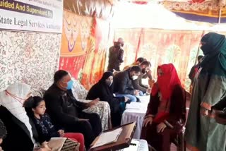 Lok Adalat Sumbal, Bandipora: سمبل میں لوک عدالت کے دوران 200کیسز کی سنوائی