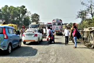 Road Block At Daspur