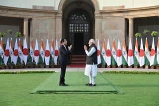 Japan PM in Indi
