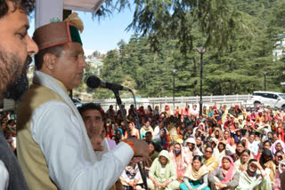 CM jairam on regularize sewing teachers in Himachal