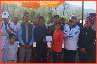 Cross country running competition in Sundernagar