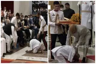 Yoga Legend Swami Sivananda Receiving Padma Shri