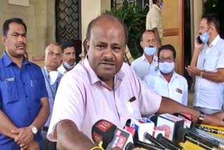 HD Kumaraswamy displeasure about state people mentality